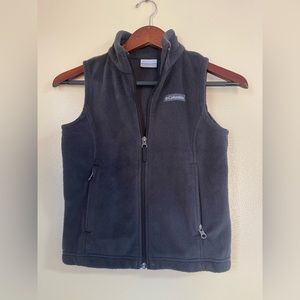 Columbia Girls Vest Dark Gray Size S